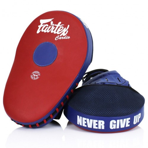 Боксерские лапы Fairtex (FMV-13 red/blue)